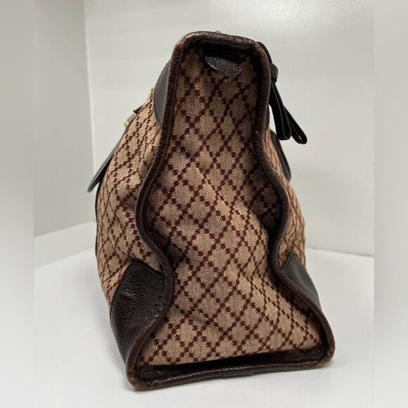 Gucci Web Duffle Bag Diamante Canvas Large - Picture 2 of 12